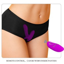 PRETTY LOVE - MASAJEADOR Y VIBRADOR 12 VIBRACIONES CONTROL REMOTO MORADO