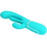 PRETTY LOVE - SHANIA VIBRADOR MULTIFUNCIÓN TRIPLE CONEJO 3 EN 1 AZUL