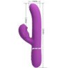 PRETTY LOVE - PERLITA VIBRADOR MULTIFUNCIÓN 3 EN 1 CON FORMA DE CONEJO MORADO