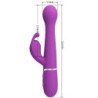 PRETTY LOVE - VIBRADOR MULTIFUNCIÓN DEJON 3 EN 1 CON FORMA DE CONEJO, COLOR MORADO