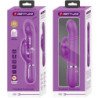 PRETTY LOVE - VIBRADOR MULTIFUNCIÓN COALE 4 EN 1 CON FORMA DE CONEJO, COLOR MORADO