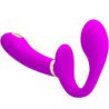 PRETTY LOVE - VIBRADOR DOBLE CON CORREA THUNDERBIRD CON CONTROL REMOTO MORADO