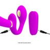 PRETTY LOVE - VIBRADOR DOBLE CON CORREA THUNDERBIRD CON CONTROL REMOTO MORADO