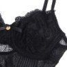 SUBBLIME - 955618 BODY DE ENCAJE CON CIERRE INFERIOR NEGRO TALLA S/M