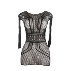 SUBBLIME - 951931 VESTIDO CORTO DE RED CON ESPALDA DESNUDA TALLA ÚNICA