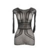 SUBBLIME - 951931 VESTIDO CORTO DE RED CON ESPALDA DESNUDA TALLA ÚNICA