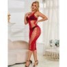 SUBBLIME - 952327 VESTIDO LARGO DE RED ROJA TALLA ÚNICA