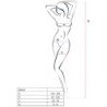 PASIÓN - BODY STOCKING PARA MUJER BS032 NEGRO TALLA ÚNICA