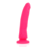 DELTA CLUB - DILDO REALISTA ROSA SILICONA MEDICA 20 CM -O- 4 CM