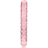 SERIE NEBULA DE IBIZA - MODELO 15 DILDO DE VIDRIO DE BOROSILICATO ROSA 18,5 CM -O- 3 CM