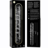 SERIE NEBULA DE IBIZA - MODELO 15 DILDO DE VIDRIO DE BOROSILICATO TRANSPARENTE 18,5 CM -O- 3 CM