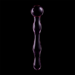 NEBULA SERIES BY IBIZA - MODELO 13 DILDO CRISTAL ROSA 18 CM -O- 3.5 CM