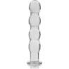 SERIE NEBULA DE IBIZA - MODELO 10 DILDO DE VIDRIO DE BOROSILICATO TRANSPARENTE 16,5 CM -O- 3,5 CM