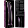SERIE NEBULA DE IBIZA - MODELO 17 DILDO DE VIDRIO DE BOROSILICATO ROSA 18,5 CM -O- 3 CM