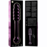 SERIE NEBULA DE IBIZA - MODELO 20 DILDO DE VIDRIO DE BOROSILICATO ROSA 20,5 CM -O- 3 CM