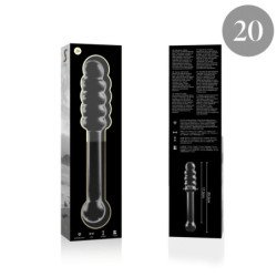 NEBULA SERIES BY IBIZA - MODELO 20 DILDO CRISTAL TRANSPARENTE 20.5 CM -O- 3 CM