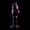 SERIE NEBULA DE IBIZA - MODELO 6 TAPÓN ANAL DE VIDRIO DE BOROSILICATO ROSA 12,5 CM -O- 4 CM