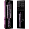 SERIE NEBULA DE IBIZA - MODELO 24 DILDO DE VIDRIO DE BOROSILICATO ROSA 28,5 CM -O- 5 CM