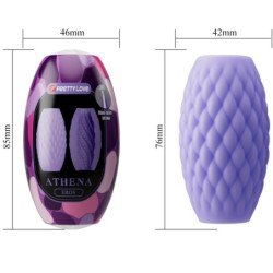 PRETTY LOVE - ATHENA EROS MASTURBADOR MASCULINO DE SILICONA MORADO