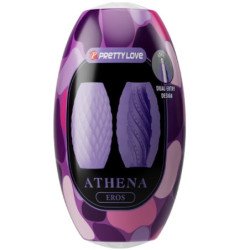 PRETTY LOVE - ATHENA EROS MASTURBADOR MASCULINO DE SILICONA MORADO
