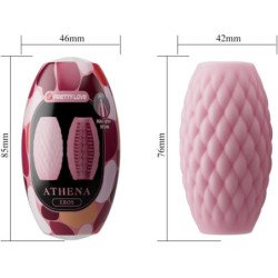 PRETTY LOVE - ATHENA EROS MASTURBADOR MASCULINO DE SILICONA ROSA
