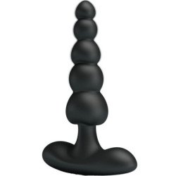 PRETTY LOVE - VIBRADOR ANAL CORBAN 10 VIBRACIONES NEGRO