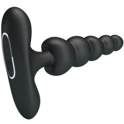 PRETTY LOVE - VIBRADOR ANAL CORBAN 10 VIBRACIONES NEGRO