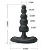 PRETTY LOVE - VIBRADOR ANAL CORBAN 10 VIBRACIONES NEGRO
