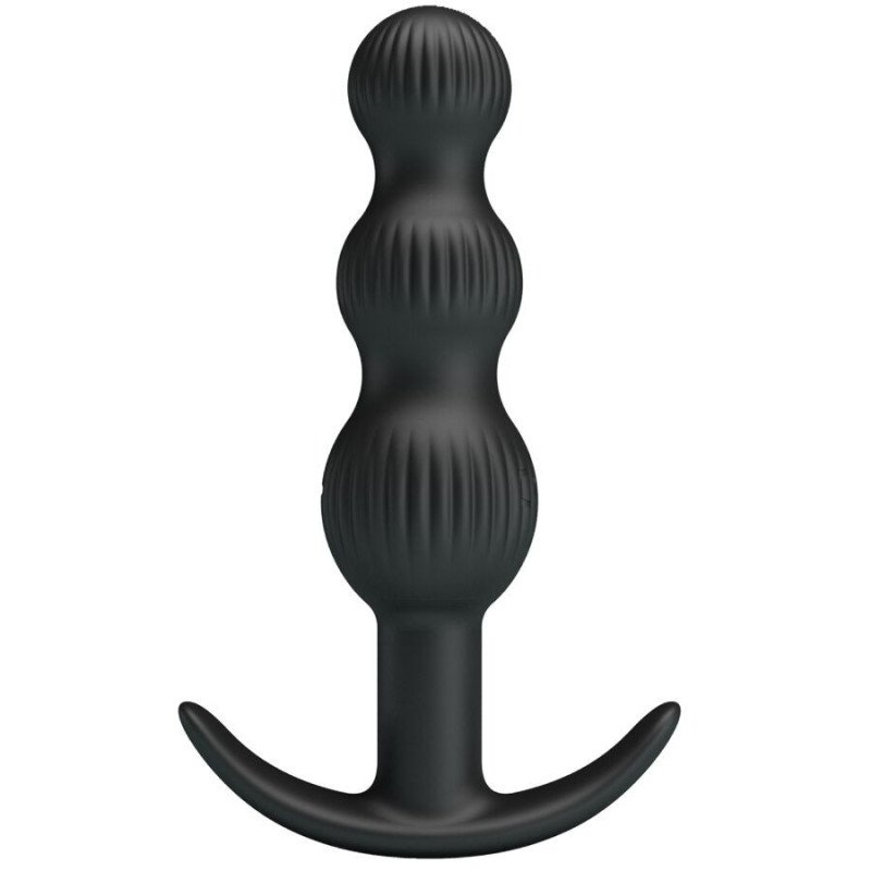 PRETTY LOVE - VIBRADOR ANAL SIDNEY 10 VIBRACIONES NEGRO