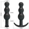 PRETTY LOVE - SIDNEY VIBRADOR ANAL 10 VIBRACIONES NEGRO