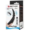 PRETTY LOVE - JORDIN VIBRADOR DE DEDO 10 VIBRACIONES NEGRO