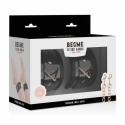 BEGME - TOBILLERAS PREMIUM EDICIÓN NEGRA CON FORRO DE NEOPRENO