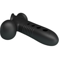 PRETTY LOVE - FUNDA PARA PENE GRÚA CON AIRBAG NEGRA