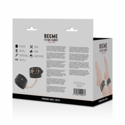 BEGME - TOBILLERAS PREMIUM EDICIÓN NEGRA CON FORRO DE NEOPRENO