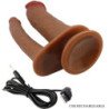 AMOR PRECIOSO - DILDO DOBLE REALISTA HULBERT CON VIBRACIÓN MULATO