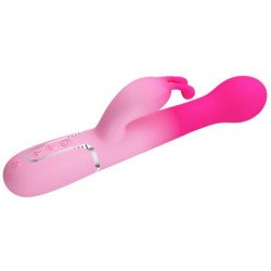 PRETTY LOVE - VIBRADOR MULTIFUNCIÓN DEJON 3 EN 1 CON FORMA DE CONEJO, ROSA