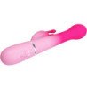 PRETTY LOVE - VIBRADOR MULTIFUNCIÓN DEJON 3 EN 1 CON FORMA DE CONEJO, ROSA