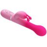 PRETTY LOVE - VIBRADOR MULTIFUNCIÓN DEJON 3 EN 1 CON FORMA DE CONEJO, ROSA