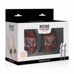 BEGME - TOBILLERAS PREMIUM EDICIÓN ROJA CON FORRO DE NEOPRENO