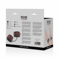 BEGME - TOBILLERAS PREMIUM EDICIÓN ROJA CON FORRO DE NEOPRENO