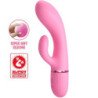 PRETTY LOVE - VIBRADOR MARSKI RABBIT Y ESTIMULADOR DE PUNTO G ROSA