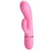 PRETTY LOVE - VIBRADOR MARSKI RABBIT Y ESTIMULADOR DE PUNTO G ROSA