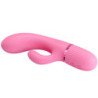 PRETTY LOVE - VIBRADOR MARSKI RABBIT Y ESTIMULADOR DE PUNTO G ROSA