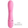 PRETTY LOVE - VIBRADOR MARSKI RABBIT Y ESTIMULADOR DE PUNTO G ROSA