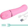 PRETTY LOVE - VIBRADOR MARSKI RABBIT Y ESTIMULADOR DE PUNTO G ROSA