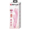 PRETTY LOVE - VIBRADOR MARSKI RABBIT Y ESTIMULADOR DE PUNTO G ROSA