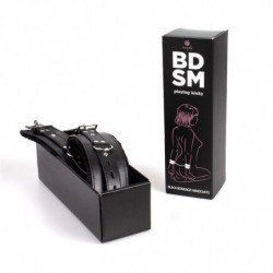 SECRETPLAY - COLECCIÓN DE ESPOSAS NEGRAS PARA BONDAGE BDSM
