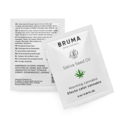 BRUMA - GEL DESLIZANTE DE ACEITE DE SEMILLA SATIVA CON SABOR A CANNABIS Y EFECTO CALIENTE 6 ML