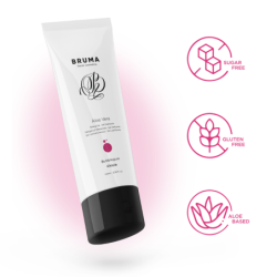 BRUMA - Gel deslizante de aloe vera sabor chicle 100 ml