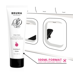 BRUMA - Gel deslizante de aloe vera sabor chicle 100 ml